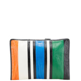 バレンシアガ バザール クラッチバッグ セカンドバッグ 443658 マルチカラー レザー レディース BALENCIAGA 【中古】